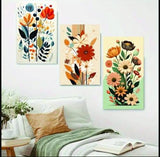 3-Piece Wooden StickyTile Frame Set – 8x11 Inch Wall Art Frames with Double Tape