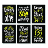 Set of 6 Wall Art Wooden Phototile Frames for Wall Decor